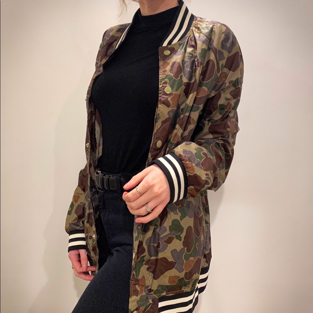 Camo wind breaker